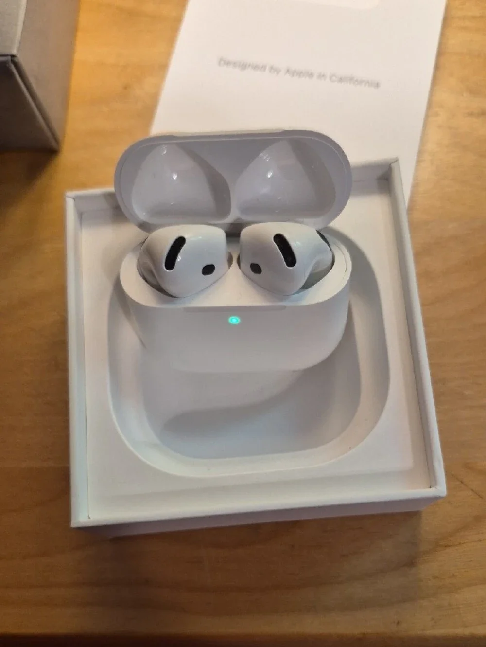 Apple AirPods 4 White Wireless Earbud Headphones